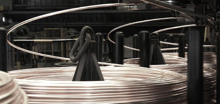 Produkcja metalowych drutów